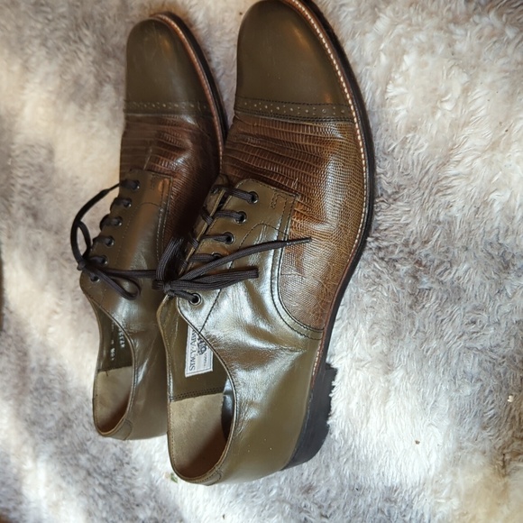 Stacy Adams dress Oxford's shoes. Two-texure - Picture 3 of 5